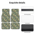 thumbnail image 5 of Salouo Cartoon Dinosaurs (2) for Car Floor Mat Set of 4–Car Carpet Mats - Car Mats with Anti-Slip Backing & Driver Heel Pad Universal Fit for Cars, Trucks, SUVs, and Vans, 5 of 6