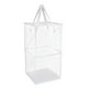 thumbnail image 3 of Cesta de lavandería plegable, cesto de malla para ropa sucia con asas, para ropa sucia Blanco 33cmx33cmx66cm, 3 of 9