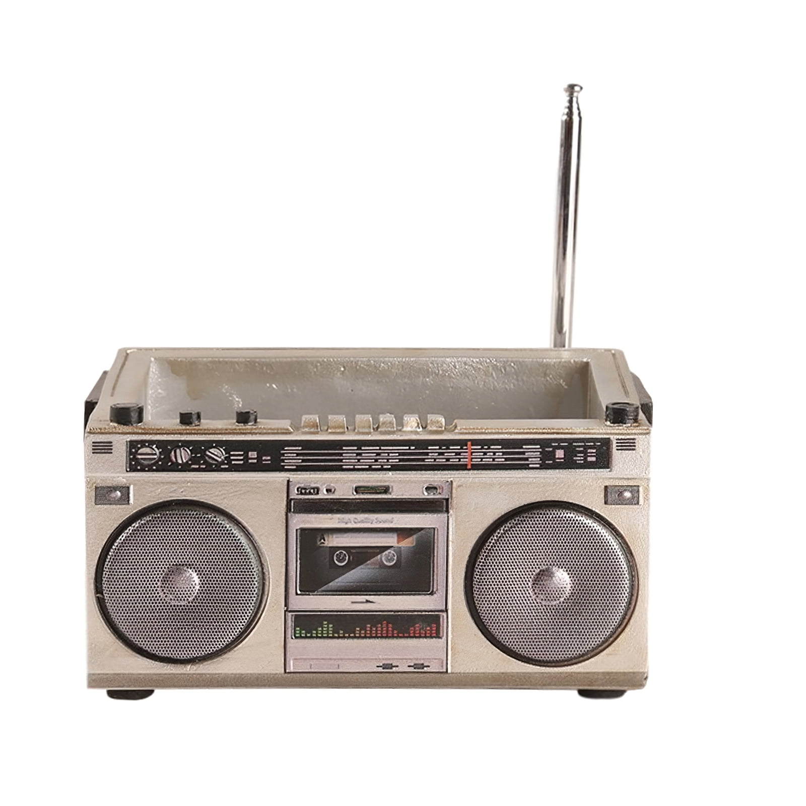 Worallymy Radio Flower Pot WeatherResistant Radio Succulents