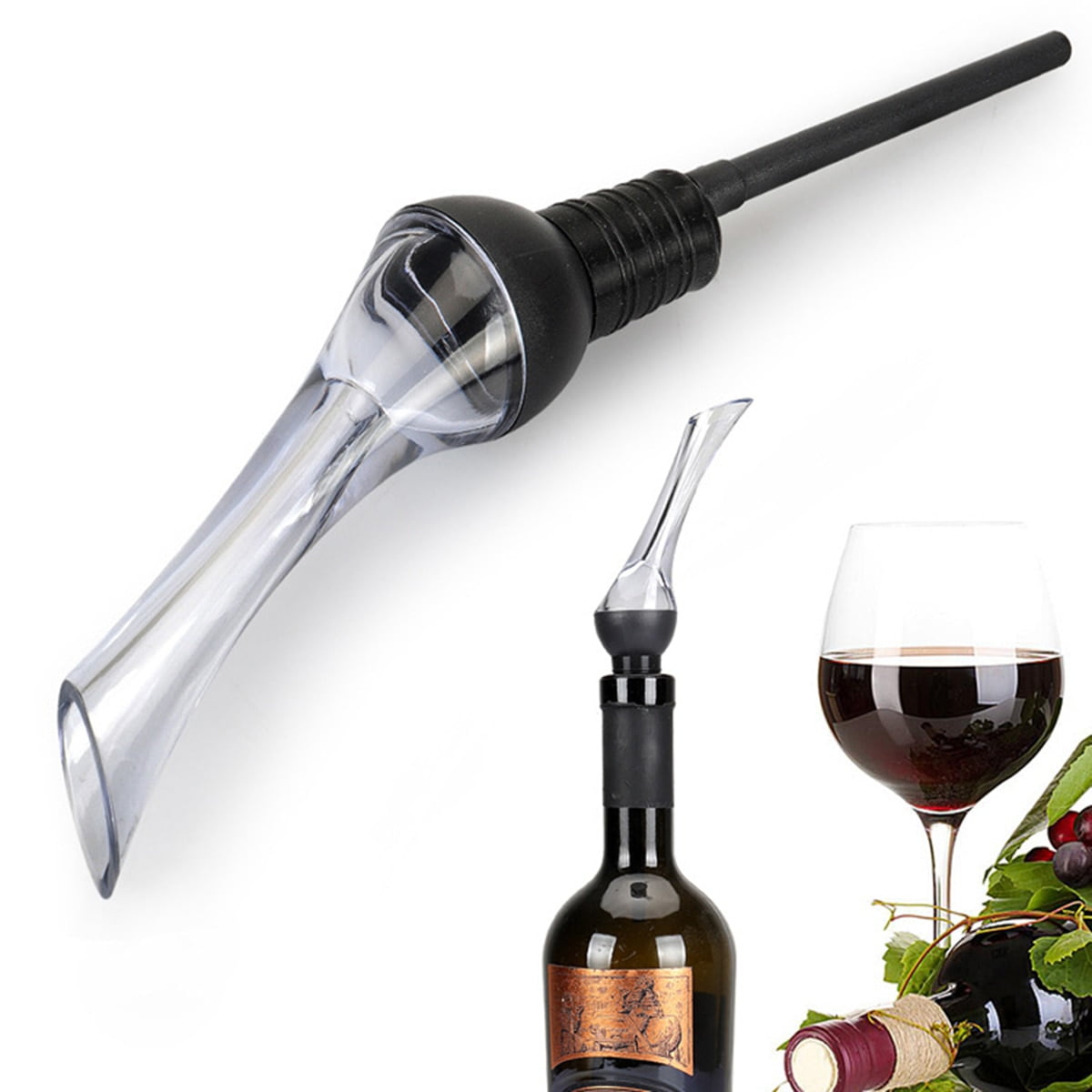 Wine Aerator Pourer Decanter Spout Aerating Decanter Best Gift Leak Free Quality Decanters Home