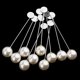 thumbnail image 5 of 10 piezas de alfileres de solapa de perlas para hombre, hechos a mano con pegamento en base, para traje., 5 of 9