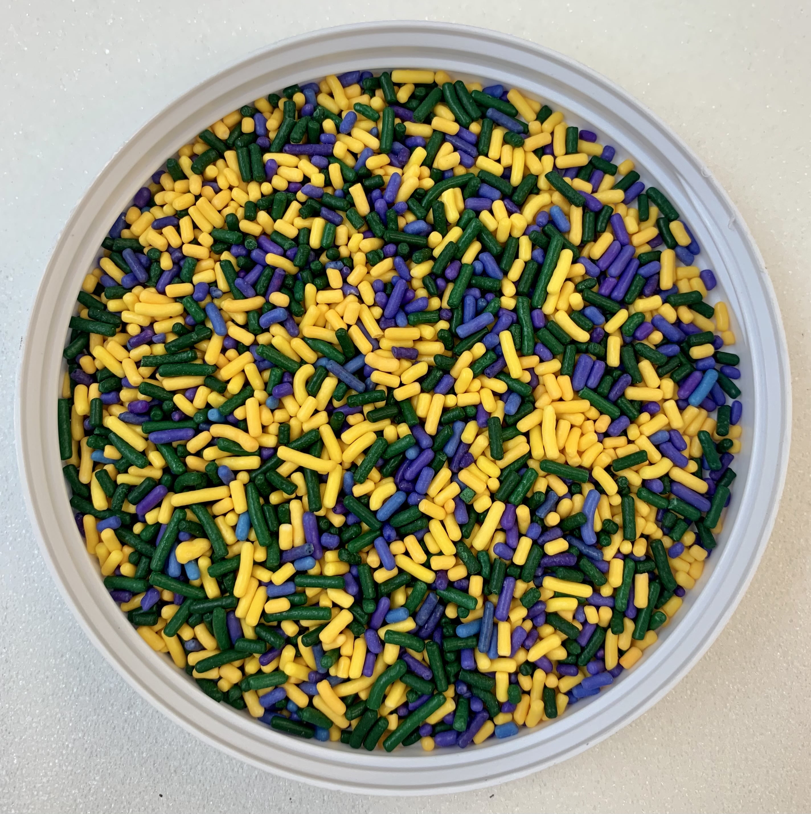 Mardi Gras Jimmies Sprinkles Sprinkles Mix 4oz Bag