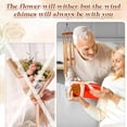 thumbnail image 3 of Campanillas de viento Damaigigift, romántico regalo de aniversario con la palabra «Te amo», 3 of 8