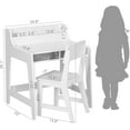 UTEX Kids Desk and Chair Set, Study Desk for Kids with Storage Bins