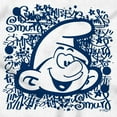 thumbnail image 2 of Retro Smurf Cool 90s Graffiti Vibes Men's Graphic T Shirt Tees Brisco Brands 5X, 2 of 4