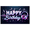 1A, variant on Music Notes Happy Birthday Banner Glitter Design Headphones Celebration for Birthday Party Musical Event Indoor Decor
