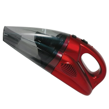 Impress GoVac Redchargeable Deluxe Handheld Vacuum with Base- Red