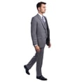 thumbnail image 2 of Men's 3pc Solid Suit, Notch Lapel, 2 of 4