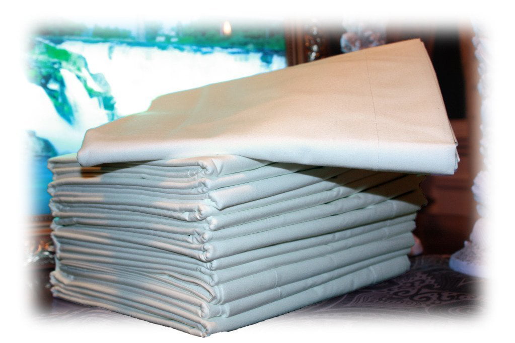 12 new white king size hotel pillow cases covers t-180 