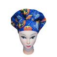 thumbnail image 3 of ruzhgo Operating Hats Nurses Long-time Service Gourd-shaped Pure Color Button Professional Assorted Colors Multifunctional Working Caps Hallowmas Yellow Hallowmas Blue, 3 of 5