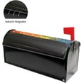 thumbnail image 5 of Colorful Rainbow Tree of Life Branch Mailbox Covers Standard Size Abstract Tree of Life Summer Spring Autumn Winter Magnetic Mail Cover Letter Post Box 21" Lx 18" W, 5 of 5
