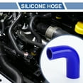 thumbnail image 2 of Ofertas Únicas 1 Juego Manguera de Silicona Azul para Coche de 32-38mm 1.26"-1.5" ID 90mm 3.54" Longitud 90° con Abrazaderas Universal, 2 of 7