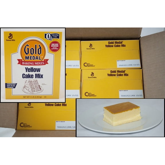 (Price/Case)Gold Medal Baking Mixes Yellow Cake Mix 5 Pounds Per Pack - 6 Per Case