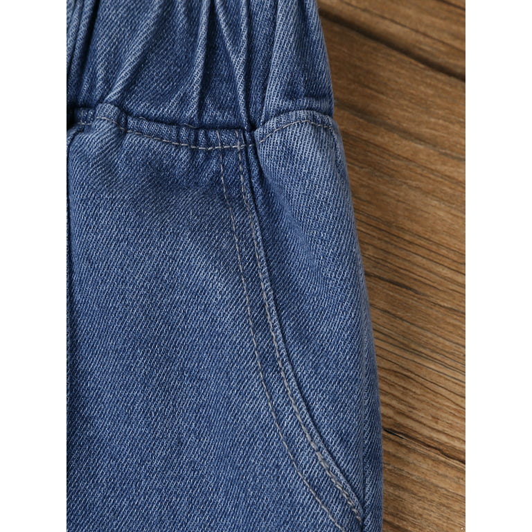 YiZYiF Kids Girls Casual Loose Jeans High Baggy Pants - Walmart.com