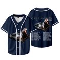 thumbnail image 1 of JT Rappeur 2024 Tour Merch Veste de Baseball Été Femmes Hommes Mode HipHop T-Shirts à Manches Courtes, style 1, TTP, 1 of 4