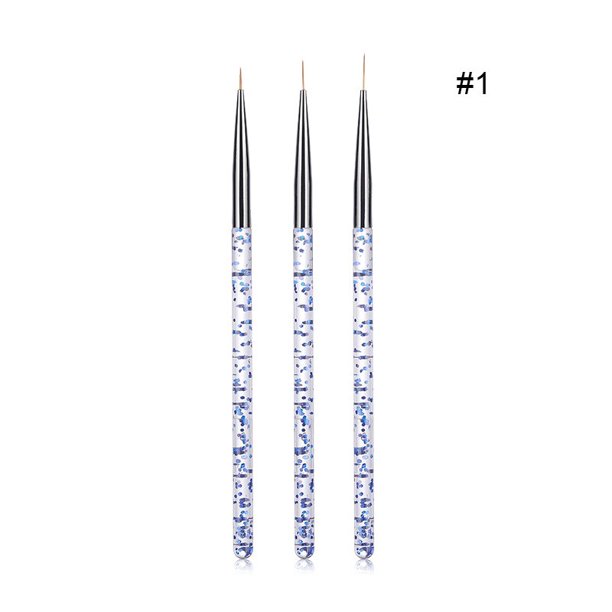 Juego de pinceles de Gel para uñas, para manicura, delineador de uñas, bolígrafo de dibujo, bolígrafo de extensión de Gel UV acrílico, pincel de dibujo para pintura de esmalte de uñas zhangmengya LED