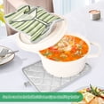 thumbnail image 3 of Yayeee Pot Holders Kitchen Heat Resistant with Pocket 7"x9.8" Cotton Oven Cooking Hot Pads, Martini Glass, 3 of 7