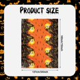 thumbnail image 2 of 54x72 Inch Halloween Pumpkin Tablecloth 2pcs Pe Rectangle Pumpkin Bat Skeleton Picnic Table Cover Reusable, 2 of 5