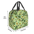 thumbnail image 2 of Naloa Avocado With Seeds Print Lunch Box for Women Men,Insulated Lunch Bag,Lunchbox,Thermal Leakproof Cooler,Reusable Lunch Tote Bag for Work School Travel Picnic, 2 of 7