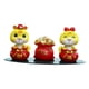 thumbnail image 1 of Juego de 3 estatuas de serpiente con forma de bolsa de dinero, decoración para salpicadero de coche, estante para escritorio de coche Estilo A, 1 of 9