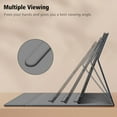 thumbnail image 4 of Fintie Case for Samsung Galaxy Tab S10 Ultra 2024/ S9 Ultra 2023/ S8 Ultra 2022 14.6 Inch, Multiple Angle Portfolio Cover with Pocket Auto Sleep/Wake, Navy, 4 of 9