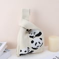 thumbnail image 5 of Unique Bargains 1 Pc Knitted Wrist Bag Cute Animals Gift Bag Beige, 5 of 5