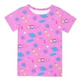 thumbnail image 3 of Utlike Ensemble de Pyjamas pour Garçons 3 Pcs Col Rond T-Shirt à Manches Courtes Shorts Pantalons Vêtements de Nuit Ensemble Trois Pièces Unisexe Tenue Populaire pour Garçons Taille 2 Ans-3 Ans, 3 of 5