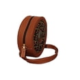 thumbnail image 5 of Bolsa en forma de DONA CON CHISPAS, Diseño de Comida, Pan Dulce, Bandolera para Mujer, Cross-Body, Correa Ajustable, Color Café, Moda Kawaii, Novedoso y Encantador (Bolsas para Mujer)., 5 of 5
