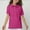 Hot Pink |#4, variant on Uniform Shirts for Kids Girls School Short Sleeve Uniforms Casual Henley Uniform Shirts 2025 New with Collar Polo Shirts Comfortable Clothes Hot Pink 3-4 Years