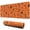 Halloween Orange Background, variant on Long Mouse Pads for Desk,Halloween Orange Background Icons Desk Mats on Top Of Desks, Desk Mouse Pad Extra Large with 3mm Non-Slip Base and Stitched Edge for Gaming,Office,Work,Home 31.5x11.8in