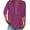 Purple, variant on Under $10 Steals!Summer Fashion Plus Size Spring Tops for Women Solid Button V-Neck Loose Blouse With Pocket