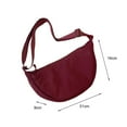 thumbnail image 4 of Sac à Bandoulière Fermeture Éclair Grande Capacité Portable Résistant à l'Usure Ajustable Rangement Quotidien Vêtements Assortis Hommes Femmes Sac de Poitrine Sac à Bandoulière Accessoires de Mode, 4 of 11