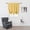 Yellow, variant on CUH 1PC Roman Curtain for Kids Room, Solid Color Tie-up Blackout Curtain for Kitchen, Cafe, Bathroom Small Windows - Rod Pocket