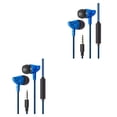 thumbnail image 2 of Wisewang Phone Music Wired In-ear Headphone Wire Control Cellphone 3.5mm Plug Earbuds 80cm 2Set, 2 of 6