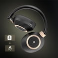 thumbnail image 3 of Active Noise Cancelling Headphones, 100H Playtime Headphones Wireless Bluetooth, Bluetooth Headphone with Mic, Over Ear Wireless Headphone with Deep Bass,Fast Charging for Travel, 3 of 6