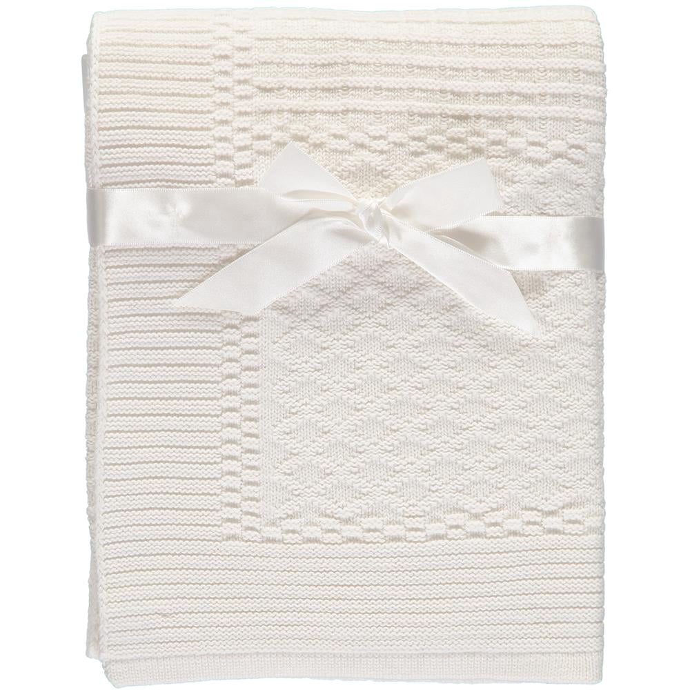 Baby Dove Unisex Baby Patchwork Knit Blanket