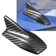 thumbnail image 1 of Carbon Fiber Shark Fin Antenna Cover Sticker For 2009-2011 10 for Lexus IS300C Black, 1 of 4