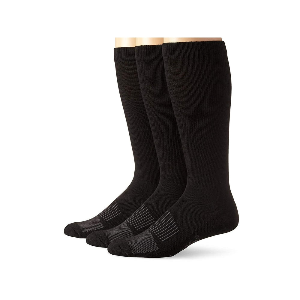 Wrangler - Wrangler Men's Western Boot Socks (Pack of 3),Black,Sock ...