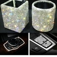 thumbnail image 4 of Tyeign Crystal Sheets, Bling Rhinestone Diy Sticker Self Adhesive for Crafts Interior Diy Gasket Material, Lamp Shade Material Diy, Stencil Material for Diy Stencils Silver, 4 of 6