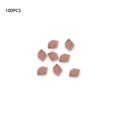 thumbnail image 2 of 100 Pieces Luminous Stones Rocks Decorative Solar Ornament Home Indoor Outdoor Solar Home Garden Indoor Pathway Landscape Decoration Path Walkway Light Pink, 2 of 7
