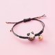 thumbnail image 2 of 1pc Cat Braided Bracelet Hand-knitted Kitten Hand String for Friends Kids (Black), 2 of 3