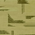 thumbnail image 1 of Ahgly Company Indoor Square Abstract Dark Golden Rod Brown Area Rugs, 4' Square, 1 of 6