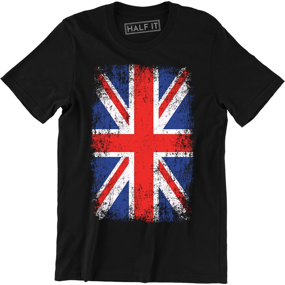 Half It - Union Jack Flag - Great Britain United Kingdom Union British ...