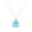Blue, variant on Pendant Necklace Festive Geometric Electroplating All Match Men Women Cute Cartoon Ghost Clavicle Chain Decoration Gift for Halloween
