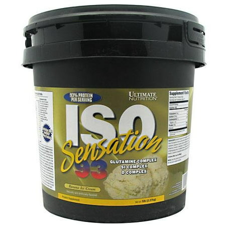 ULTIMATE NUTRITION ISO Sensation 93 Banana Ice Cream - 5 lbs