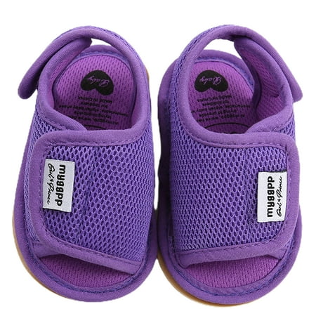 

Alexsix Baby Walking Shoes Non Slip Soft Sole Open Toe Breathable Sandals For Summer