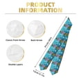 thumbnail image 3 of Zufioo Corals and Tropical Fish Print Graduation Shawl Ribbon, Graduation Ribbon for Male and Female Graduates-Sharp Corner, 3 of 7