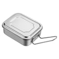 thumbnail image 1 of Lonchera Bento de Acero Inoxidable con Asa para Estudiantes, Gran Capacidad, Compartimento Cuadrado Sellado, Recipientes para Almacenar Alimentos., 1 of 5