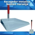 thumbnail image 2 of Recogedor DE Basura Jady Quimica Metalico Baston Naranja, 2 of 2