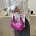 thumbnail image 1 of Bolsa De Hombro Bolso de mano para mujer, bolso de hombro de cuero PU, bolso de mano elegante, bolsos de mano brillantes (rosa roja) Tmvgtek Para Estrenar, 1 of 7